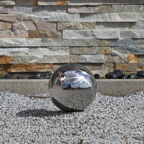 CLGarden Edelstahl Kugel 15cm Edelstahlkugel 15 V2A Stahl poliert