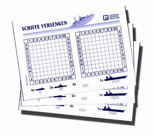 Nuernberger Spielkarten 02719924002 - Schiffe versenken Block
