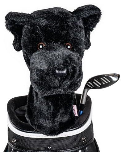 Daphne's Novely Schlägerhaube, schwarzer Labrador