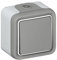 Legrand LEG69901 Plexo - Interruptor completo, color gris