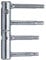Gedotec Türbänder 3-DIM Zargenbänder Haustür-Scharnier Holz Einbohrband 2-teilig | Rollen ø 20 mm | Bolzen 65 mm | Bandhöhe 112 mm | Stahl verzinkt | 11R 20-000 | 1 Stück - Türscharnier Eingangstür