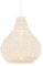 Qazqa - Design Skandinavische Hängelampe I Pendellampe I Pendelleuchte weiß 45 cm - Lina Drop I Wohnzimmer I Schlafzimmer - Seil Rund - LED geeignet E27