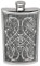 English Pewter Company 8 Unzen keltischer Design-Zinn-Flachmann [CEL153]