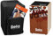 Sela SE 092 Varios Snare Cajon Einsteiger Bundle mit Sela Snare System, aufgebaut, Rucksack, Sitzpad, Schule, CD, DVD
