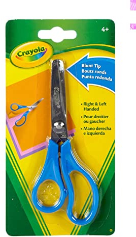 Crayola Scissors (Single Pack), 7 Blunt Tip Scissors For Kids, Back To School Supplies, Kids Arts & Crafts, Colors May Vary