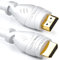 deleyCON 3,0m Câble HDMI 2.0a/b - Haute Vitesse avec Ethernet - UHD 2160p 4K@60Hz 4:4:4 HDR HDCP 2.2 ARC CEC Ethernet 3D Full HD 1080p Dolby - Blanc