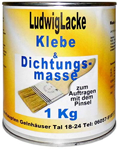 Ludwiglacke 1 kg de mastic d'étanchéité et de colle