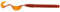 Berkley PowerBait® Power Worm Angelköder, Motoröl, 18 cm, unwiderstehlicher Geschmack, klassisches Wurmprofil, ideal für Frühlings-, Sommer- und Herbstangeln