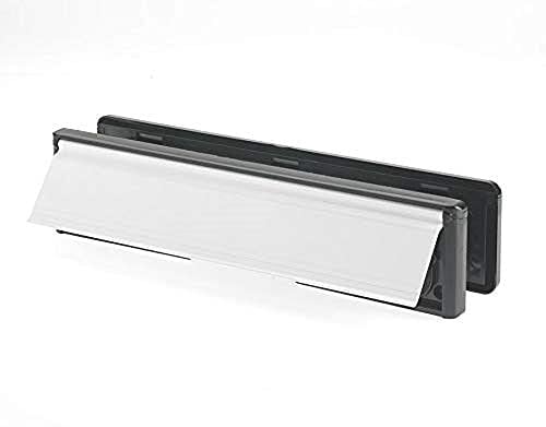 Yale YLP44-06/03-B White 305 mm (12) 40/80 Letter Plate for 38-78 mm Thick Door