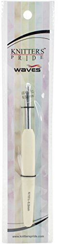 Knitter's Pride Wellen Aluminium Häkelnadel K/6,5 mm