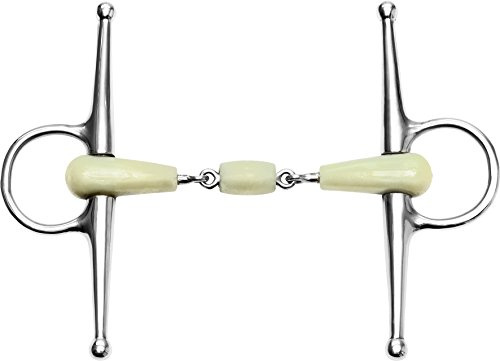 Feeling Flexi Knebeltrense doppelt gebrochen mit Apfelgeschmack Größe 12,5 cm