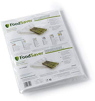 Foodsaver FSB3202-I Folienbeutel 32 Stück 28x36 cm / Vakuumrollen für lebensmittel / Vakuumierer / Sous-Vide, Reusable