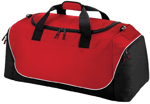 Quadra Teamwear Jumbo Kit Sports Bag - 110 litres, Red/Black/White, EinheitsgrÃße