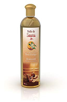 Camylle - Voile de Sauna Fleur D'Oranger - Fragrances à base d’Huiles Essentielles 100% Pures et Naturelles pour Sauna - Déstressant aux arômes suaves et captivants - 250ml