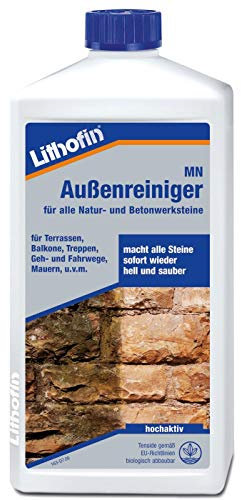 Lithofin MN Außenreiniger 1 Liter - wirkt schnell und gründlich & materialschonend