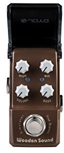JOYO JF-323 Wooden Sound Acoustic Simulator - Guitar Effects Pedal Ironman, Brown