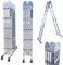 WORHAN SCALA MULTIUSO IN ALLUMINIO 5.7m PIEGHEVOLE MULTI POSIZIONE 14 FUNZIONI CON STABILIZZATORI KS5.7