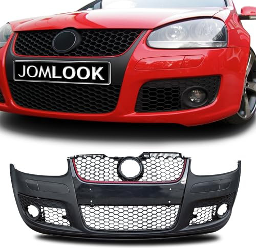 JOM 1K1807103JTI Stoßstange vorne passend für Golf 5 im Sport-Design inkl. Waben-Kühlergrill mit ABE
