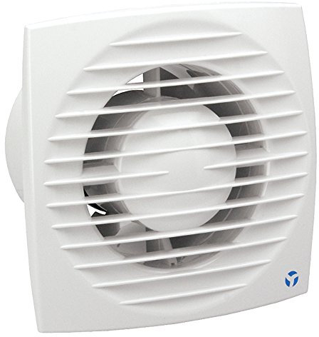 Airflow® Aura 100T Bathroom Extractor Fan with Timer (2-30 Mins) - 100mm/4- Energy Efficient 5.6W, 14 l/s, Low SFP 0.33W/L/s, 2-Years Warranty