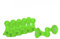 Small Green Skittle Magnets for Fridge, Whiteboard, Noticeboard, Filing Cabinet - Pack of 12