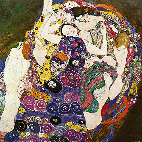 1art1 Gustav Klimt Poster Die Jungfrau, 1912-1913 Kunstdruck Bild 100x100 cm