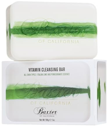 Baxter Of California Vitamin Cleansing Bar, Italian Lime and Pomegranate, 7.0 Oz