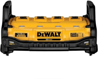 DEWALT FLEXVOLT Power Station, Tragbar, Super leise, Batteriebetrieben, Portable Stromerzeuger, Gelb