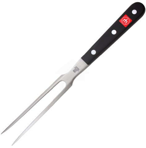 Wüsthof Classic Fleischgabel, Edelstahl, schwarz, 40.9 x 31.5 x 11.9 cm