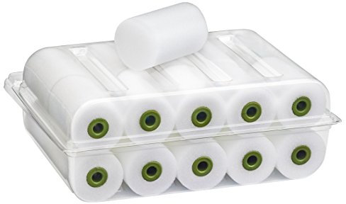 60 x Colorus Schaumwalze Lackierwalze 5 cm fein | Lackwalze Schaumstoff gerade Endung | Schaum-Lackierrollen für wasserbasierte Lacke | Malerbedarf, Malerzubehör