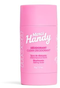 Merci Handy - Déodorant MOON 55g - Fraîcheur Quotidienne - 97% d'Ingrédients Naturels - Protection Anti-Odeur Efficace - Absorption Naturelle de l'Humidité - Parfum Exotique Envoûtant
