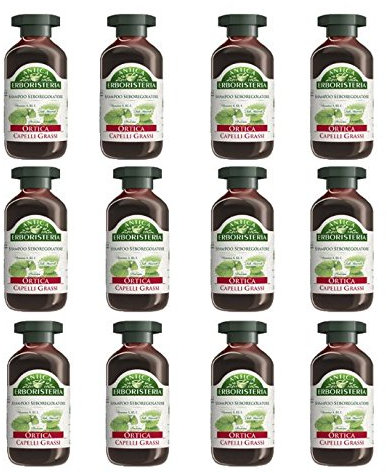 12 x ANTICA ERBORISTERIA Shampoo Seboregolante Ortica 250 Ml