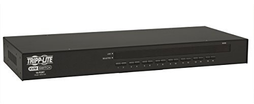 Tripp Lite B042-016 16-Port 1U Rackmount USB PS2 KVM Switch with On-Screen Display