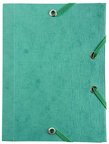 Exacompta Gummizugmappe 3 Klappen 425 g/m² Pocket zufällige Farbe