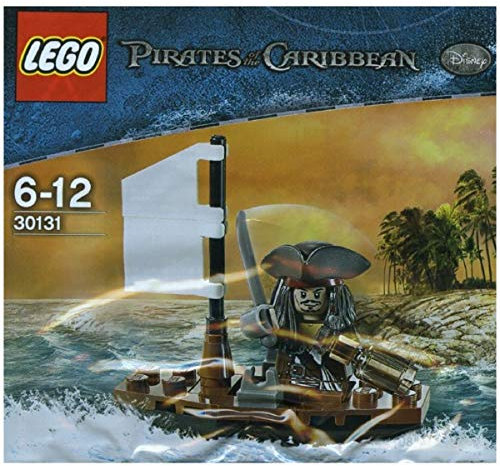LEGO 30131 Pirates of the Caribbean / Fluch der Karibik: Captain Jack Sparrow (Dreispitz) mit Boot (im Polybeutel)