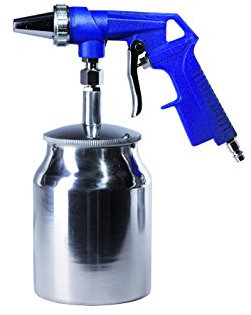 Pistolet jet de sable St | Pistolet à air comprimé avec ventouse Taille L – Idéal pour les petites surfaces – Conteneur Taille 0,7 L