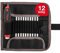 Schraubendreher mit Wechselklingen Set SYSTEM 4 Schlitz/Philips/Sechskant 12-tlg. inkl. Rolltasche (00610) I variable Klingenlänge, schnelles Umstecken