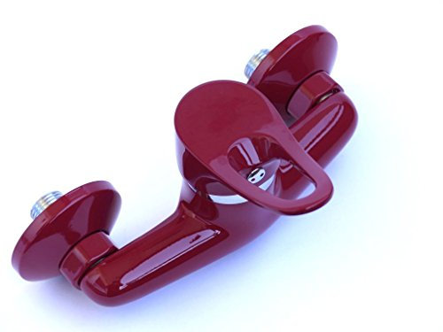 Einhebel Duscharmatur in Rot.