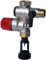 Watts Sicherheitsgruppe mit Druckminderer, 4-Port, Messing, Rückschlagventil, golden