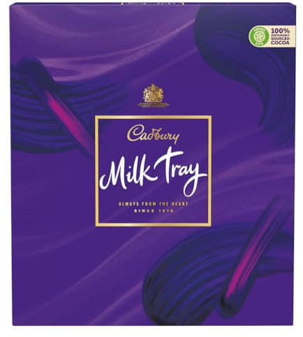 Cadbury Milk Tray Chocolate Box, Assorted Milk Chocolates Gift Set for Birthdays, Anniversaries & Special Occasions, 360 g (Pack of 1)