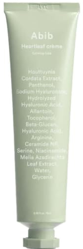 Abib Heartleaf Cream Calming Tube 2.53 fl oz I Korean Skincare Moisturizer for Soothing, Redness