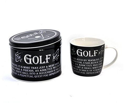 Arora Ultimate Gift for Man 8813 Golf Mug in Tin, Ceramic