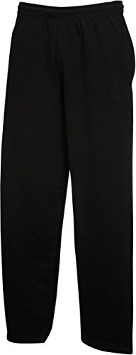 Fruit of the Loom Classic Open Leg Jog Pants SCHWARZ,M Schwarz,M