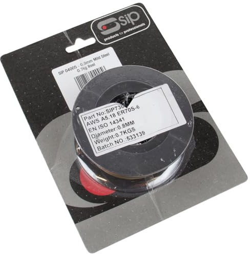 SIP 0.7kg 0.8mm Mild Steel Welding Wire ER70S-6 for MIG Welder Machine