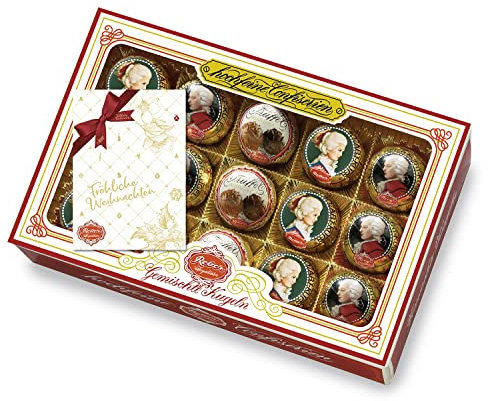 Reber Gemischte Kugeln – 15er Packung – Echte Reber Mozart-Kugeln, Constanze Mozart-Kugeln und Trüffel-Kugeln