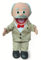 Pops Hispanic von Silly Puppets | 40 cm Handpuppe für Kinder | Mit Beweglichem Mund Und Armen | Abnehmbare Handwaschbare Kleidung