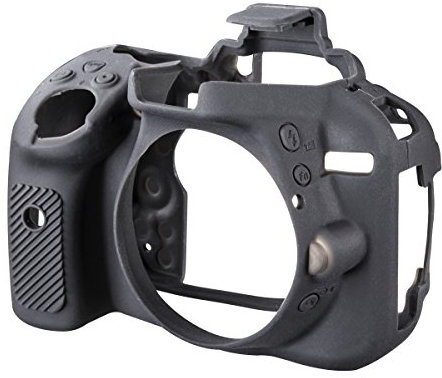 Walimex pro easyCover für Nikon D5300 – angenehm griffige Silikon-Schutzhülle, Kamera-Abdeckung - passgenau, uneingeschränkte Bedienbarkeit