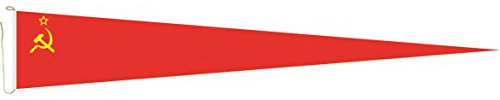 U24 Langwimpel UdSSR Fahne Flagge Wimpel 150 x 40 cm Premiumqualität