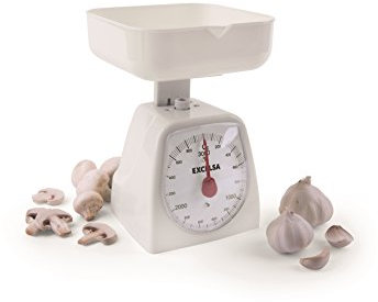 Excelsa Colors Mechanische Waage, 3 kg, Kunststoff, Weiß