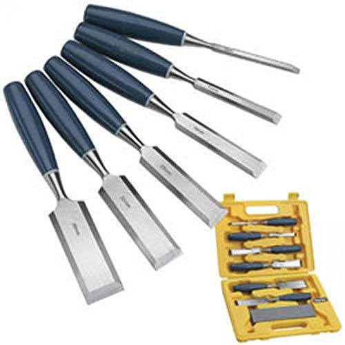 WOOD CHISEL SET 6 PIECE 6, 12, 19, 25, 32 & 38mm IN CASE
