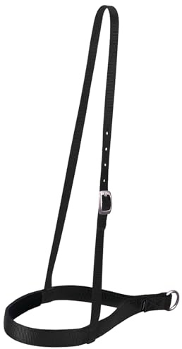Weaver Leder Nylon Reithalfter, schwarz, Horse